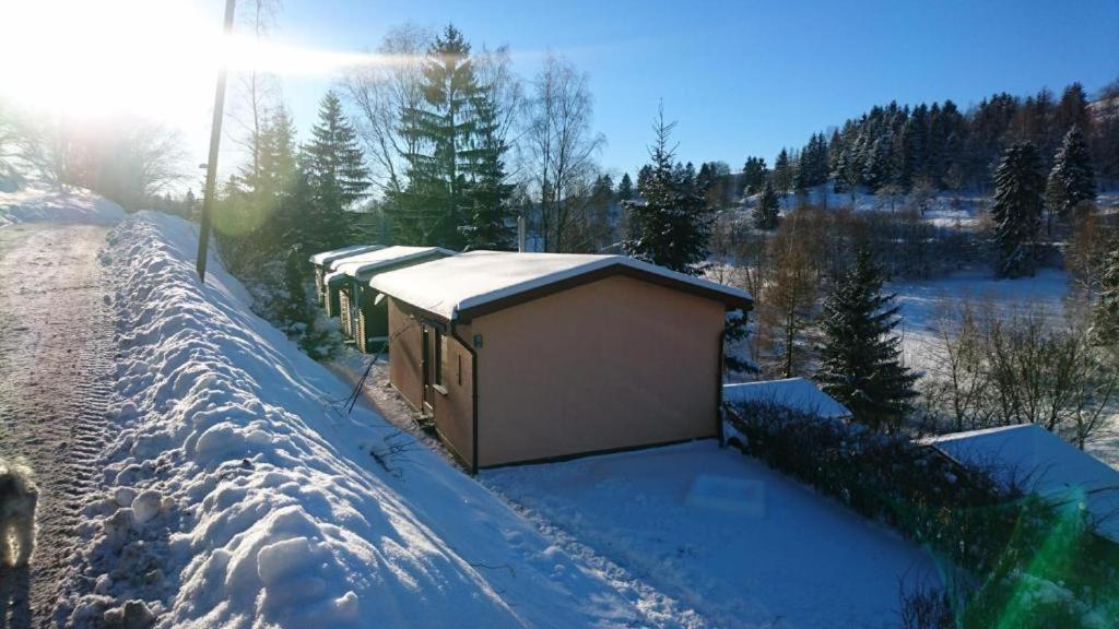 Ruhiges Ferienhaus Mit Sauna: Hellaberg III Langenbach  외부 사진
