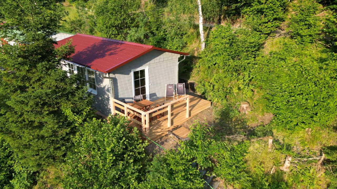 Ruhiges Ferienhaus Mit Sauna: Hellaberg III Langenbach  외부 사진