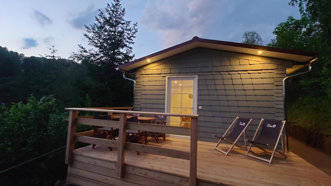 Ruhiges Ferienhaus Mit Sauna: Hellaberg III Langenbach  외부 사진